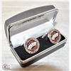 CUFF DADDY ROYAL FLUSH CUFF LINKS SET