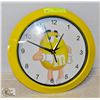 M&M  COLLECTOR CLOCK SMALL CHIP OFF BACK SIDE