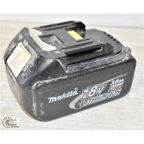 MAKITA 18 VOLT LARGE SIZE CORDLESS BATTERY