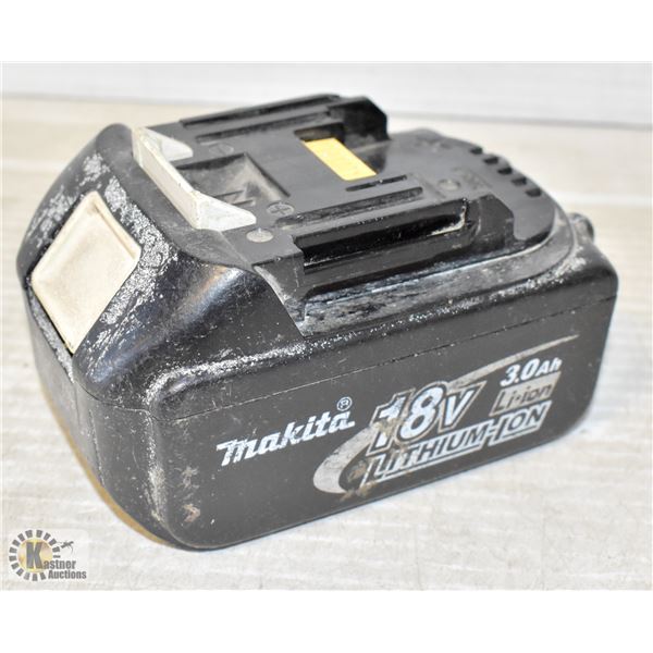 MAKITA 18 VOLT LARGE SIZE CORDLESS BATTERY