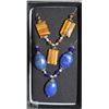 Image 1 : TIGERS EYE AND LAPIS LAZULI NECKLACES