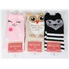 Image 1 : 3 PAIRS OF NEW WOMEN'S ANIMAL THEME SOCKS