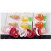 Image 1 : 3 NEW FRUIT AND VEGGIE THEME HAIR ACCESSORIES