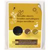 NEW METALLIC ADHESIVE SHEETS 20 SHEETS