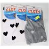 3 NEW MICROFIBER CLOTHS