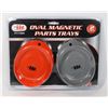 NEW 2PACK MAGNETIC PARTS TRAYS