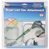 NEW DRYER LINT VAC ATTACHMENT, FITS ANY VACUUM