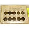 Image 1 : 10 ANCIENT 1600'S-1900'S CHINESE CASH COINS