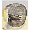 NEW IKEA METAL BASKET + WIRELESS MOUSE + HP LAP-