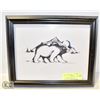Image 1 : CUSTOM FRAMED LOCAL ARTIST AUTOGRAPHED SKETCH