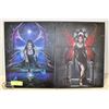 Image 1 : PAIR OF 12X16 FANTASY CANVAS PICTURES