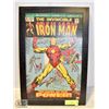 Image 1 : MARVEL COMICS IRON MAN FRAMED AND BACKED