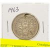 Image 1 : 1963 CANADIAN SILVER HALF DOLLAR