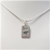 Image 1 : BZ1076-29 SILVER 18" NECKLACE