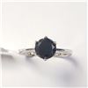 Image 1 : BZ1076-1 10K BLACK DIAMOND RING SIZE 6