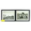 Image 2 : 11" X 9" LEDUC HOUSE + MAN PHOTO 11" X 12" BLACK/