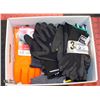 Image 1 : BOX OF NEW ASSORTED SIZE AND STYLE GLOVES