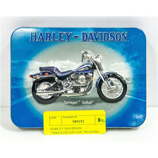 HARLEY DAVIDSON "SPRINGER/SOFTAIL" PLAYING CARDS