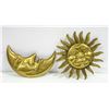 Image 1 : BRASS SUN AND MOON