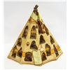 HEAVY CERAMIC TEE PEE 14" TALL 15" WIDE