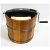 STERLING 5QT WOOD ICE CREAM MAKER