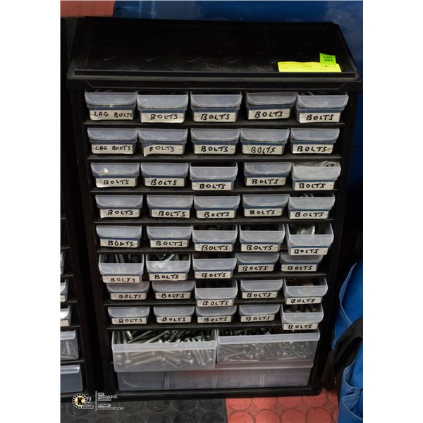 SMALL PARTS BIN ORGANIZER