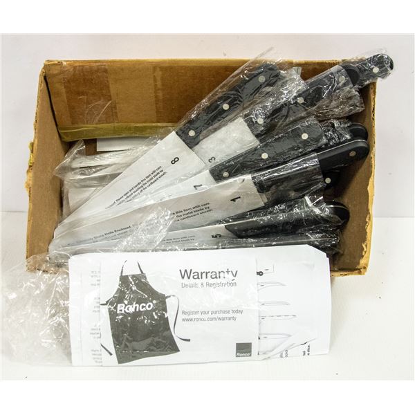 BOX OF NEW KITCHEN STEAK KNIVES