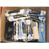 Image 1 : LARGE BOX OF PAINTING SUPPLIES