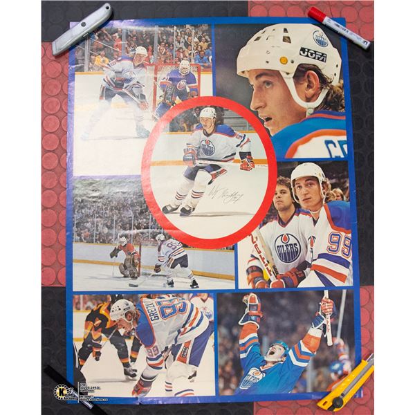 WAYNE GRETZKY SIGNED POSTER