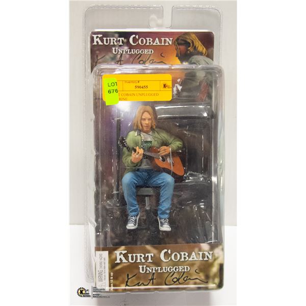 KURT COBAIN UNPLUGGED FIGURE W/BROKEN GUITAR NECK