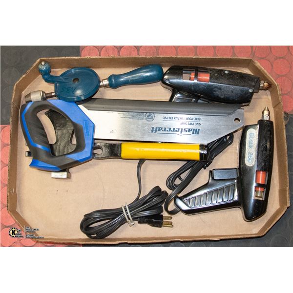 FLAT OF ASSORTED TOOLS