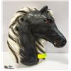 Image 1 : CERAMIC HORSE HEAD WALL DECOR