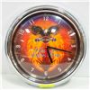 Image 1 : HARLEY DAVIDSON WALL CLOCK HAS LIGHT NO POWER CORD