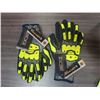 Image 1 : 2 PAIRS OF BDG LEVEL 5 CUT RESISTANT GLOVES SZ L