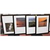 LOT OF 4 LARGE FRAMED PRINTS 26" X 34"