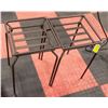 Image 1 : PAIR OF METAL PLANT STANDS 24" TALL