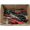 Image 1 : BOX OF ASSORTED SCREW DRIVERS