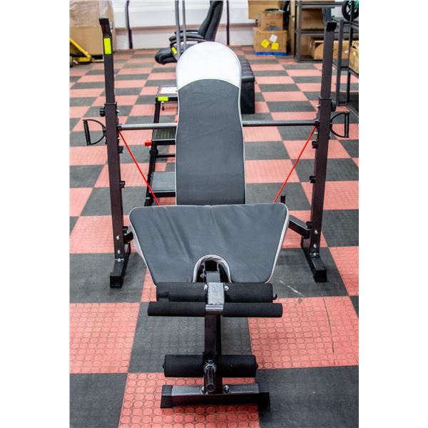 NEW ASSEMBLED ALL IN ONE WORK OUT BENCH