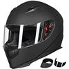 Image 1 : NEW REPACKED ILM 313 BLACK LARGE SIZE MOTORCYCLE