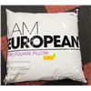 Image 1 : NEW I AM EUROPEAN EURO SQUARE PILLOW 66CM X 66CM