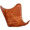 Image 1 : NEW REPACKED GENUINE LEATHER BUTTERFLY CHAIR COVER