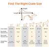 Image 4 : NEW AMAZON BASICS 36" FOLDING METAL DOG CRATE