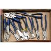 Image 1 : FLAT OF ASSORTED MAXIMUM PLIERS SIDE CUTTERS AND