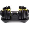 Image 1 : BRAND NEW YELLOW/BLACK CLICK ADJUSTABLE DUMBBELL