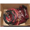 Image 1 : BOX OF ASSORTED BOOSTER CABLES