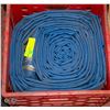 CRATE W/ HEAVY DUTY WATER HOSES