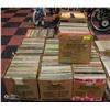 PALLET OF RECORDS CONTAINS ROCK POP COUNTRY