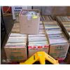 Image 1 : PALLET OF RECORDS CONTAINS ROCK POP COUNTRY