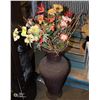 Image 1 : LARGE WICKER BASKET OF FLOWERS, 3-1/2 FT TALL