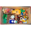 Image 1 : BOX OF OLD TOYS & CAP GUN HOLSTER